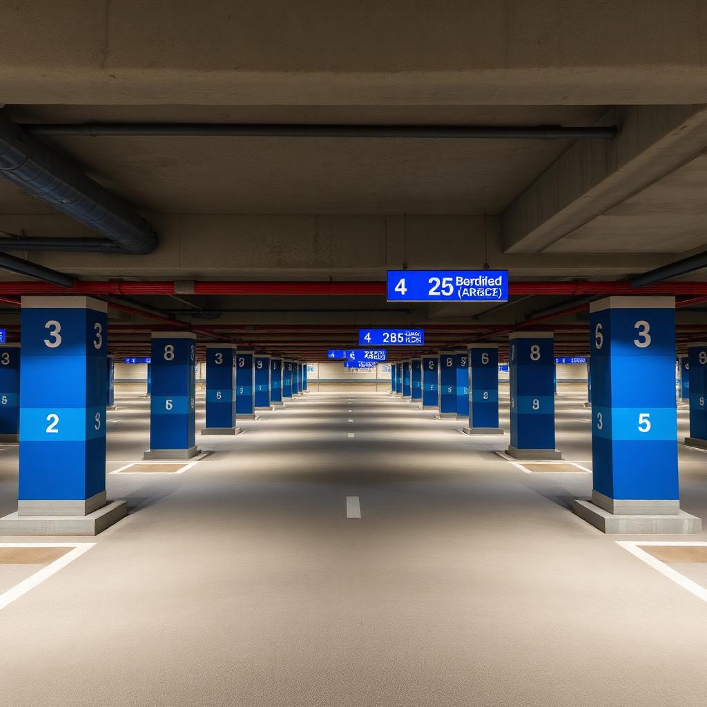 Place de parking NCE-E22 — Indigo numéroté