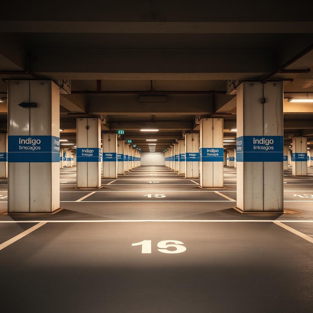 Place de parking PAR-A12 — Indigo numéroté
