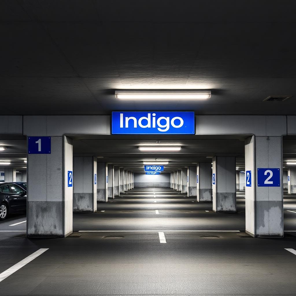 Place de parking STR-G17 — Indigo numéroté